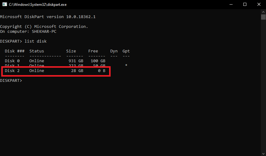 Remove Write Protection