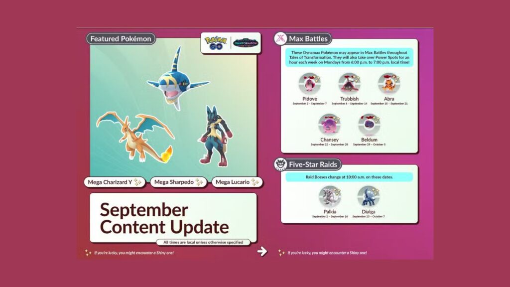 Aggiornamenti di Pokemon GO Settembre 2025 e Nuove Caratteristiche Entusiasmanti Svelate 1