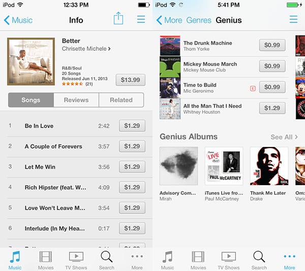Novedades en iOS 7 para iPad, iPhone + iPod touch: Detalles + Pantallas