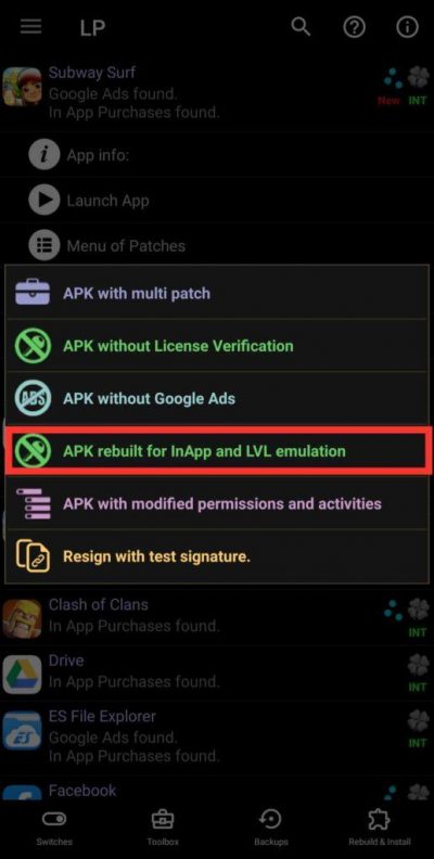 APK Ricostruito