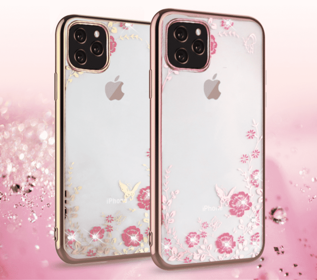 Custodia Glitter Diamond Flower per iPhone 11