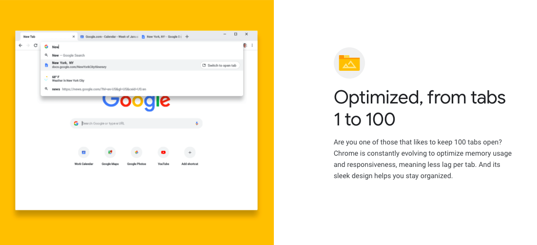 Chrome-Webfunktionen