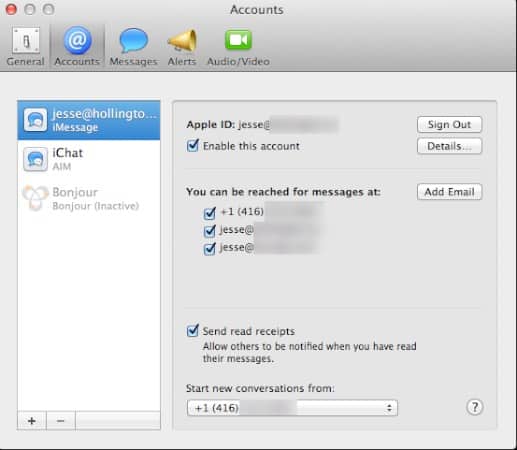 Les iMessages désactivés sur iPhone apparaissent toujours sur Mac