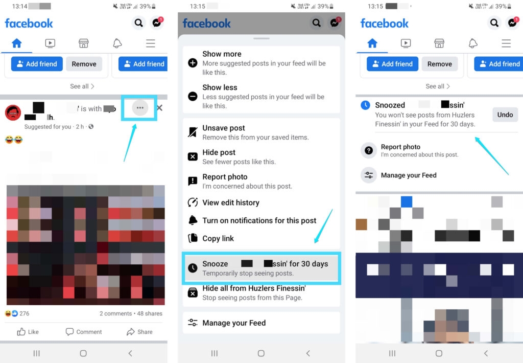 Wie man jemanden auf Facebook in den Schlummermodus versetzt