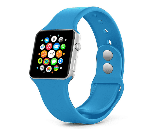 Esta é a Pulseira Esportiva para Apple Watch Series 5 de 44mm e 40mm.