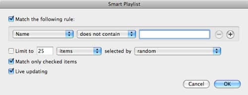 Gli elementi non selezionati non vengono riprodotti in iTunes