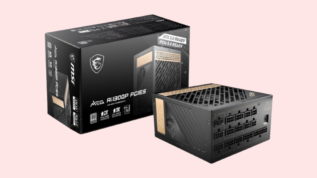 MSI MEG Ai1300P ATX 3.0 1300W - PCIe 5.0 Power Supply