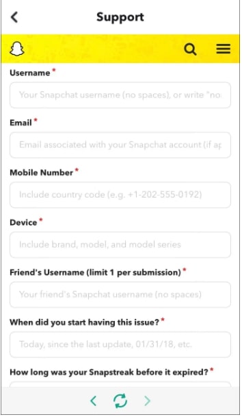 ¿Cómo recuperar la racha de Snap en Snapchat?