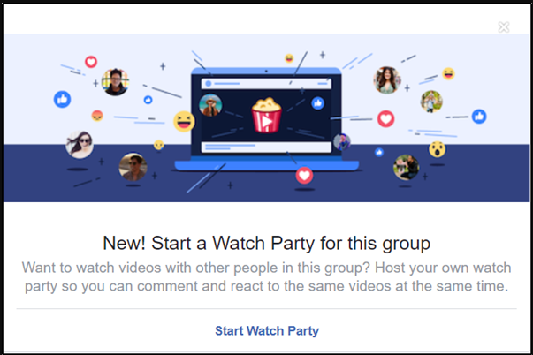 Facebook Watch party