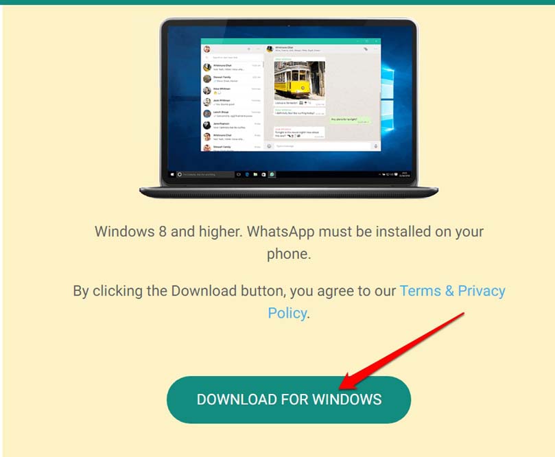 baixar WhatsApp para Windows