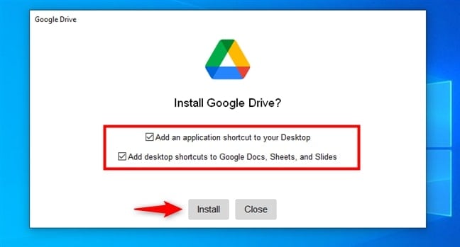 Agregar Google Drive al Explorador de archivos en Windows