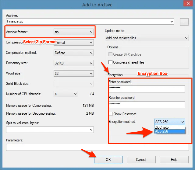 Password Protect File