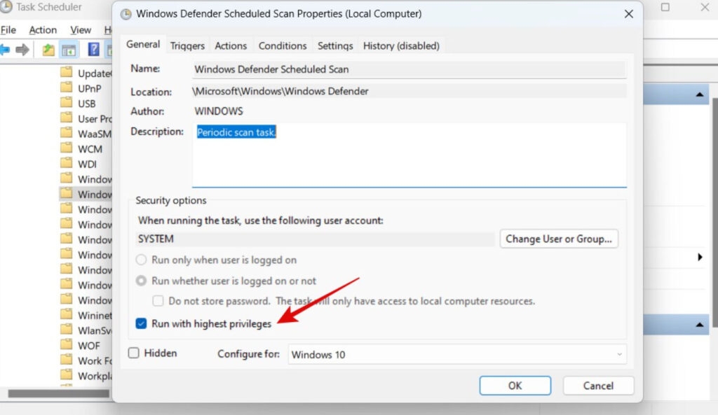 Defenderのスケジュールを変更する - アンチマルウェアサービス実行可能ファイルの高いCPU使用率