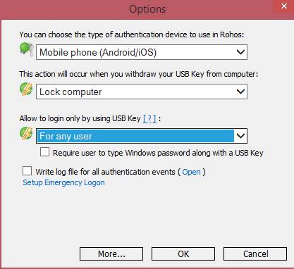 Windows-Computer von Android oder iPhone entsperren