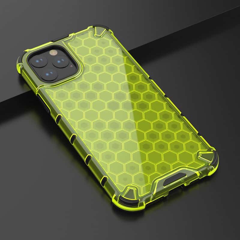 Questa è una custodia in stile alveare per iPhone 11 Pro Max dell'azienda Y-Ta.