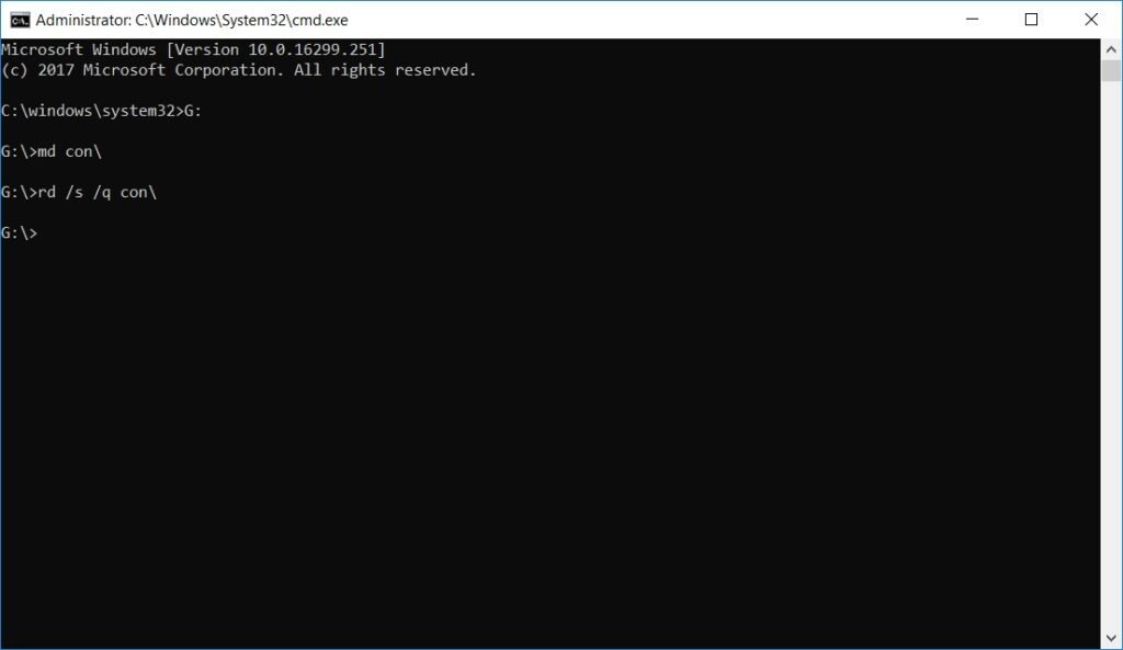 Windows 10で削除できないフォルダーを作成