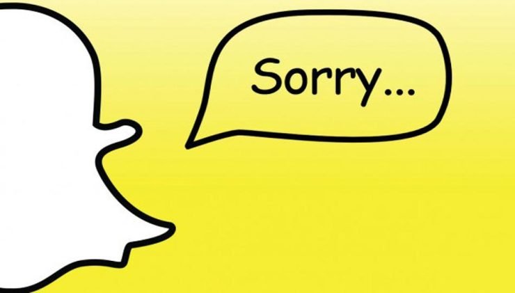 Correggi errore Snapchat