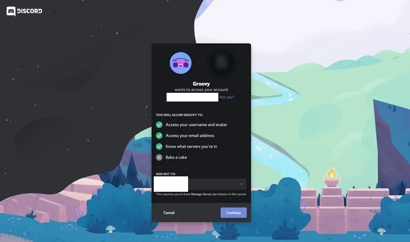 Грувий Бот для Discord