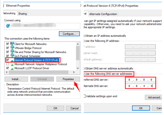 Alterar Configurações de DNS