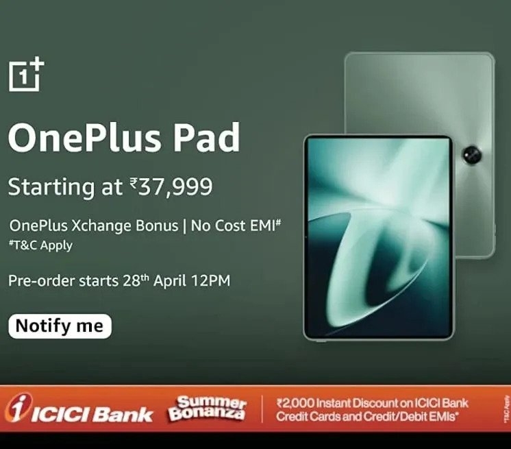 OnePlus Annuncia Prezzi e Disponibilità del OnePlus Pad; Pre-ordini Iniziano Presto 3