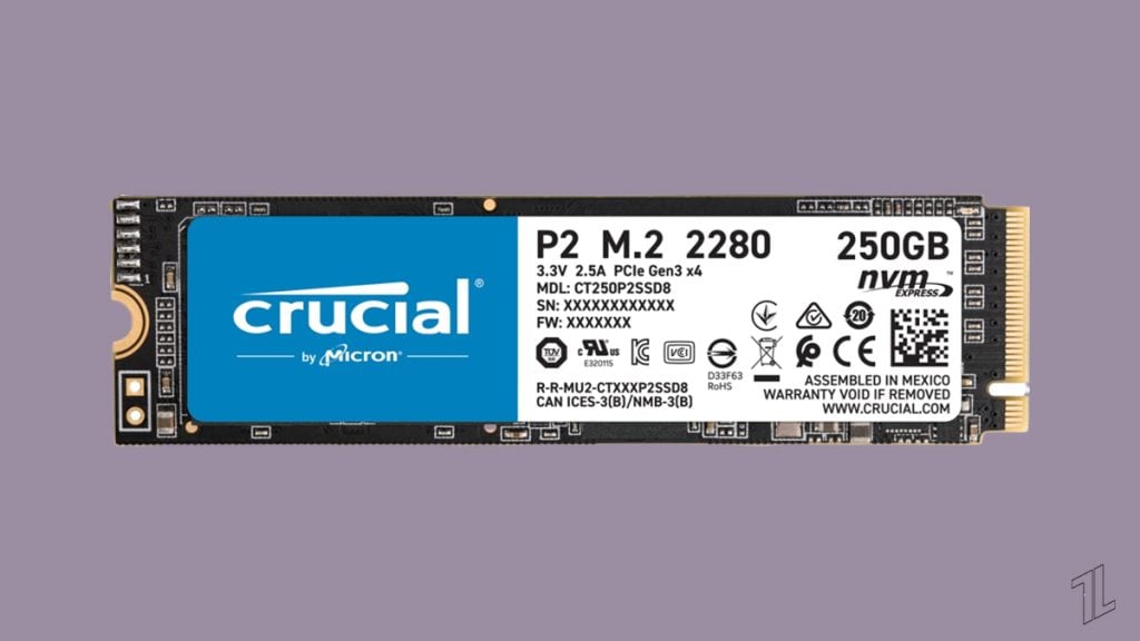 Crucial P2 250GB 3D NAND NVMe - Configuration de PC de jeu sous 500 USD (40K INR)