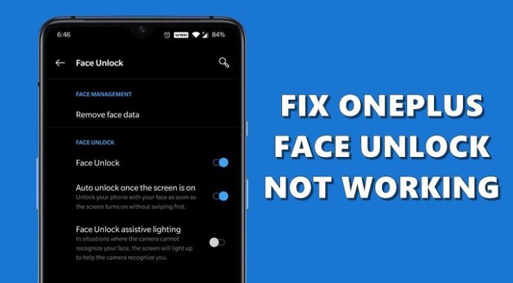 OnePlusの顔認証が機能しない問題を修正