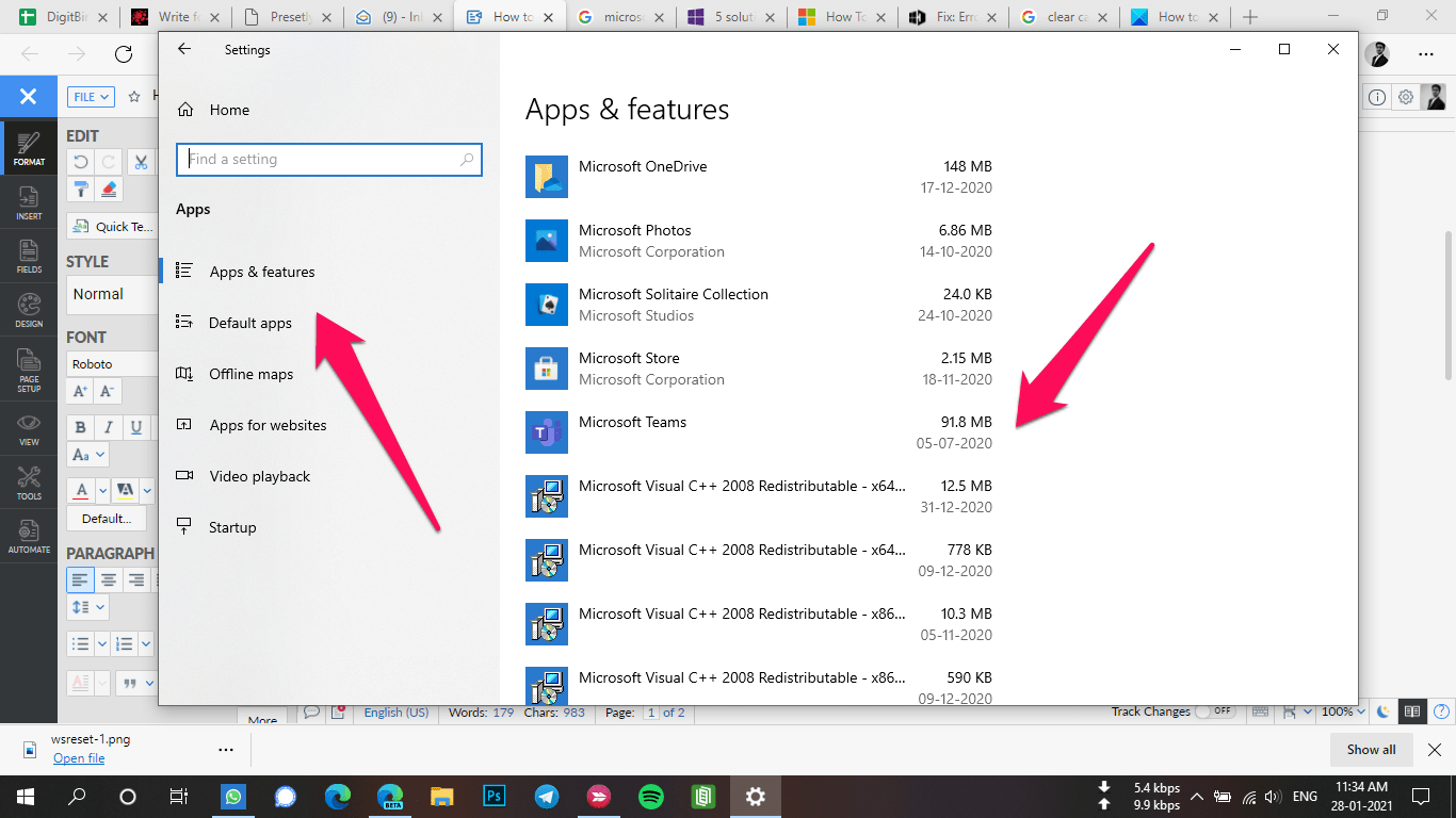 encontrar o aplicativo Microsoft Store