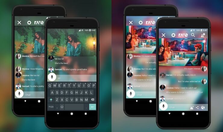 Netflix Party auf Android und iOS Rave