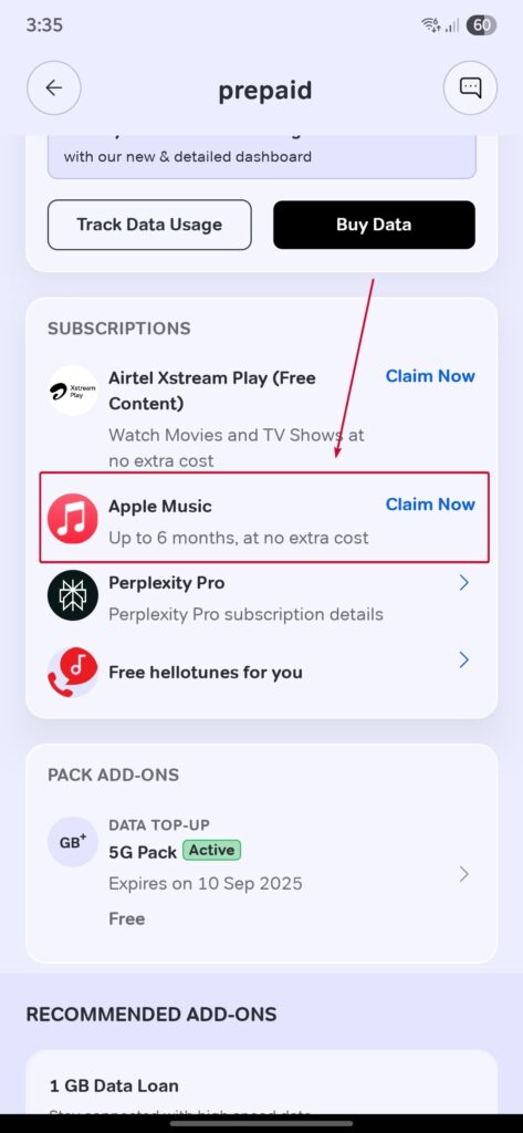 Apple Music Airtel