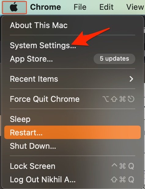 Impostazioni di Sistema Mac