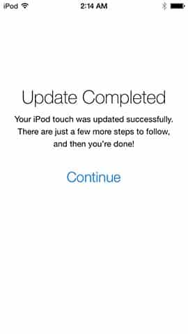 iOS 7: Configuración Inicial o Actualización Desde iOS 6