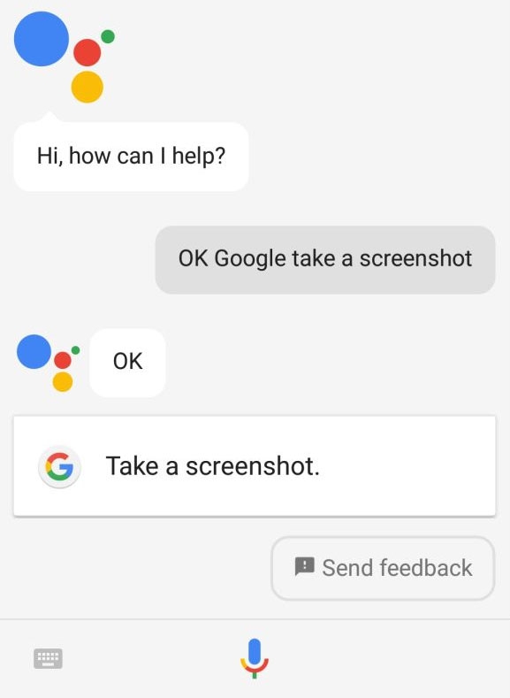 Usar Google Assistant para Tomar Captura de Pantalla - No se Puede Tomar Captura de Pantalla Debido a la Política de Seguridad
