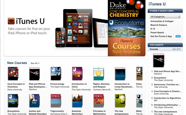 Especialista Instantâneo: iTunes U para iPad, iPhone e iPod touch