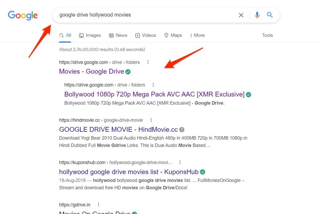 Google Drive Film-Hack