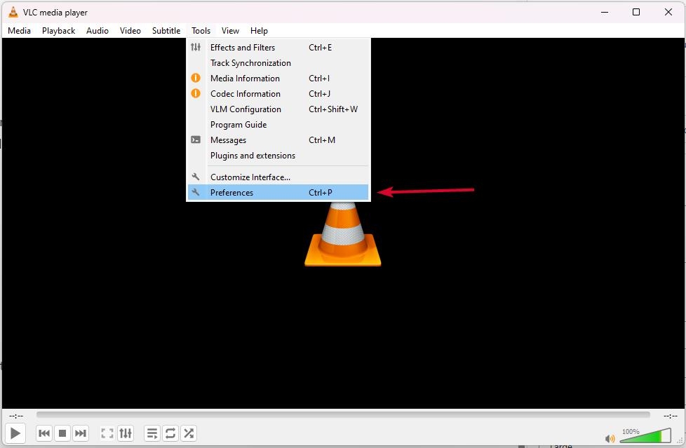 VLC-Tools-Preferences
