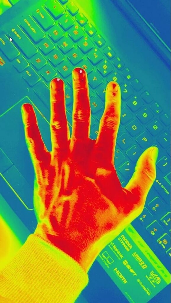 Wärmebildkamera Foto-Filter-Simulator