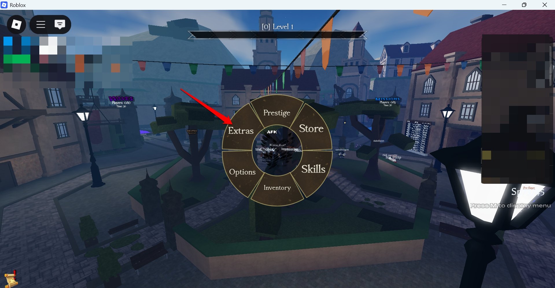 無題の進撃の巨人でゲーム内メニューを開く方法
