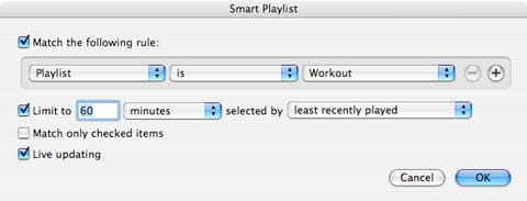 Gestionando el contenido de tu iPod con listas de reproducción inteligentes