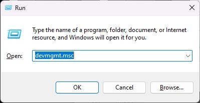 devmgmt.msc RUN - Driver Overran Stack Buffer Error