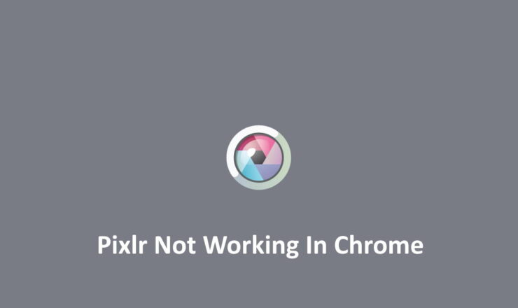 Pixlr funktioniert nicht in Chrome