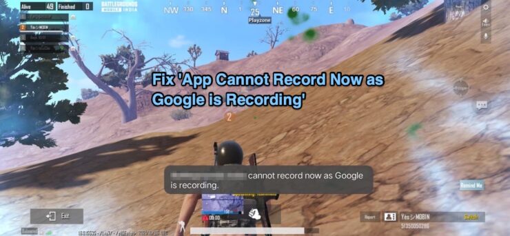Correzione L'App Non Può Registrare Ora Poiché Google Sta Registrando