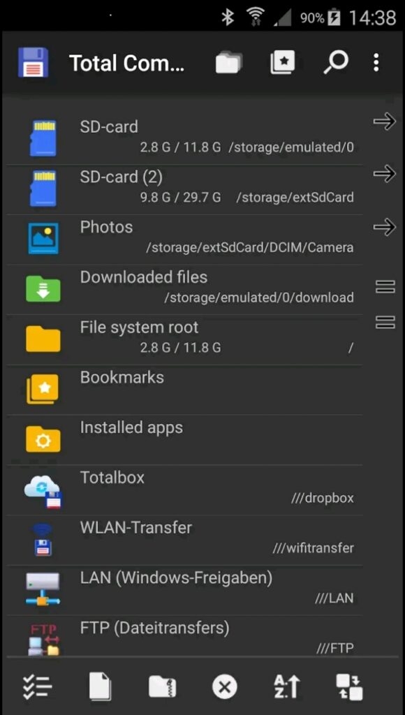 Dateimanager für gerootete Android