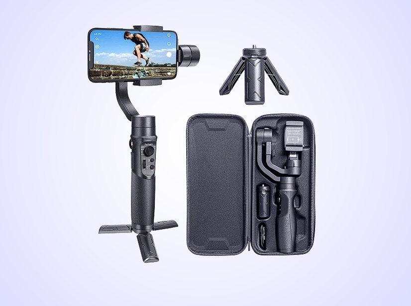 Hohem iSteady Mobile+ Estabilizador de Gimbal 3-Eixos para iPhone - Melhor Gimbal para iPhone