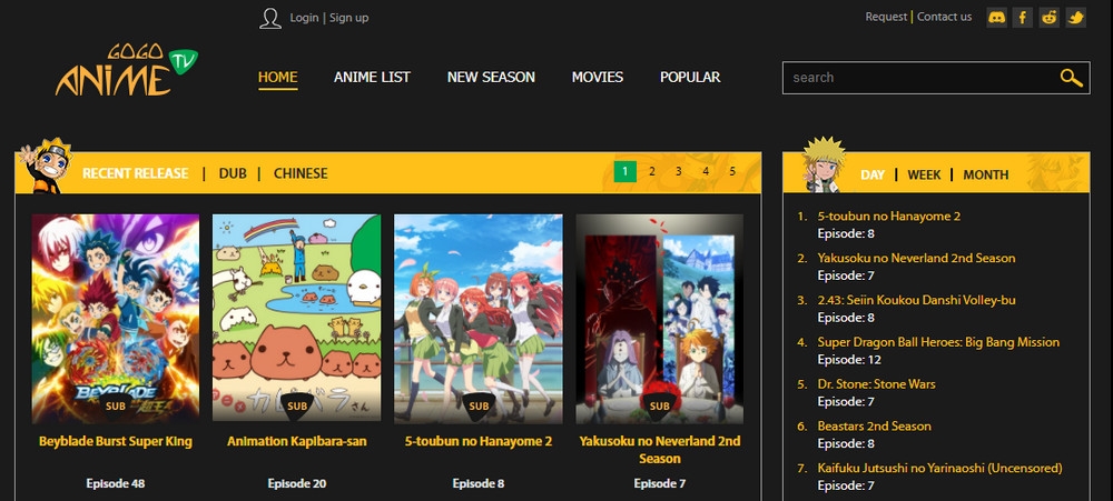 GogoAnime - Migliore alternativa ad Aniwatch.to