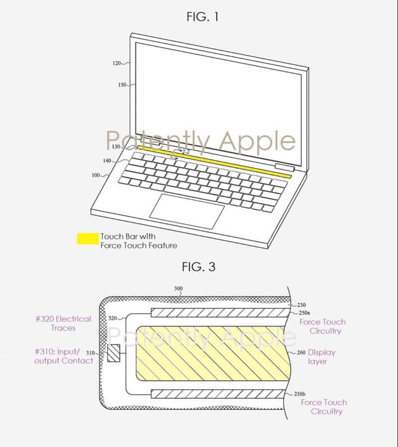 La Touch Bar del MacBook Pro potrebbe ricevere feedback aptico Force Touch