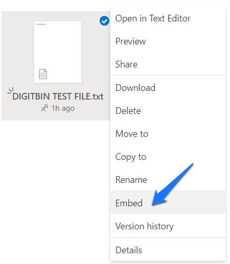 Embed-URL