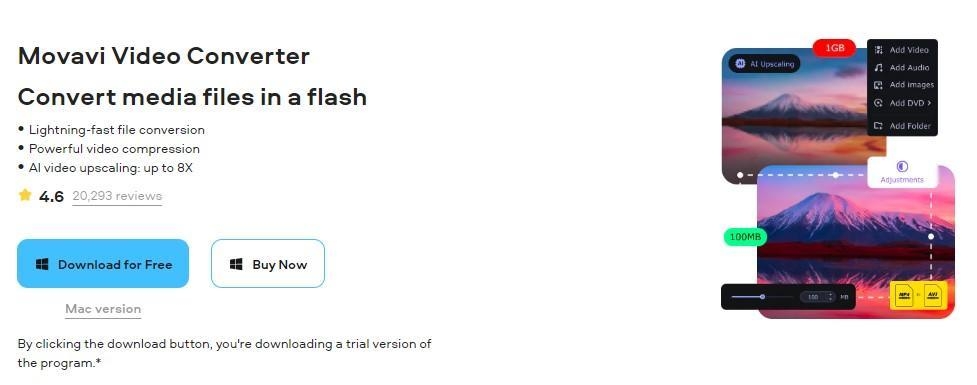 Movavi Video Converter - Convertitori Video Gratuiti