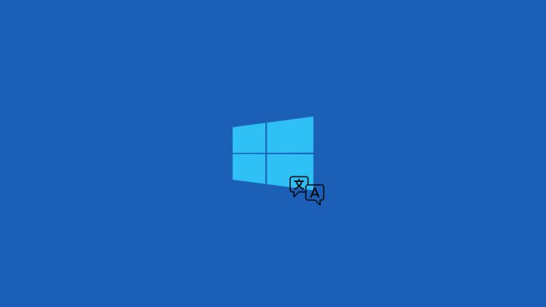 Windows 10 Language