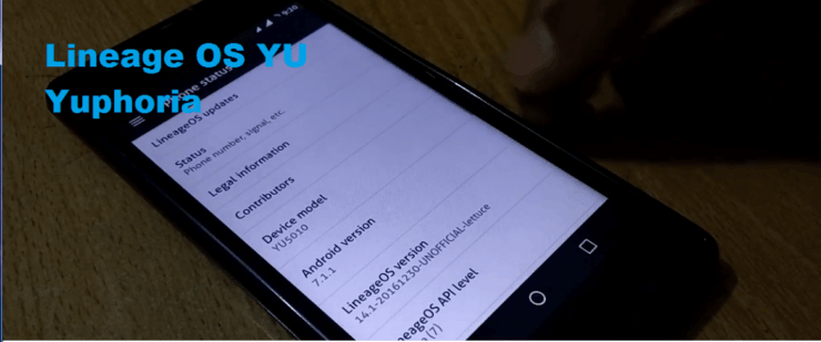 Yu Yuphoria Lineage OS