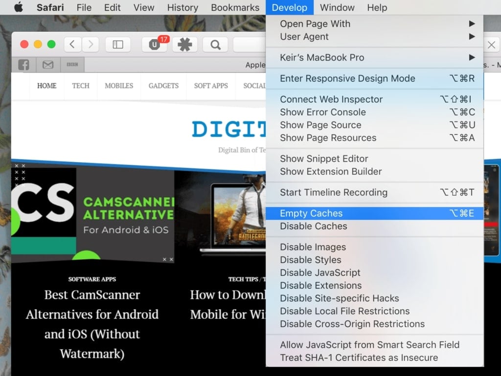 Wie man „Diese Verbindung ist nicht privat“ in Safari behebt?